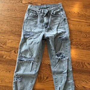 LF Carmar Grey Distressed Jeans